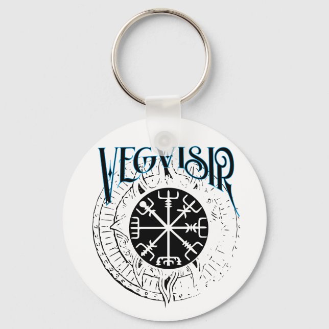 vegvisir nordic pathfinder compass key ring (Front)