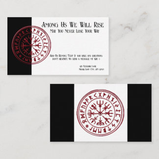 Vegvisir (Reddish)  Business Card