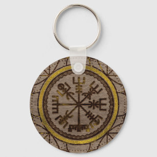 Vegvisir. The Magic Navigation Viking Compass Key Ring