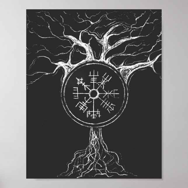 Vegvisir Tree Of Life Poster (Front)