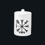 Vegvísir (Viking Compass)<br><div class="desc">Vegvísir (Viking Compass) / Nordic Symbols. If this sign is carried, one will never lose one's way in storms or bad weather, even when the way is not known. Globe Trotters specialises in idiosyncratic imagery from around the globe. Here you will find unique Greeting Cards, Postcards, Posters, Mousepads and more....</div>
