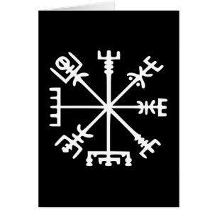 Vegvísir (Viking Compass) Card
