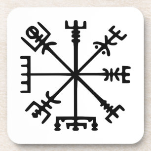 Vegvísir (Viking Compass) Coaster