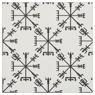 Vegvísir (Viking Compass) Fabric