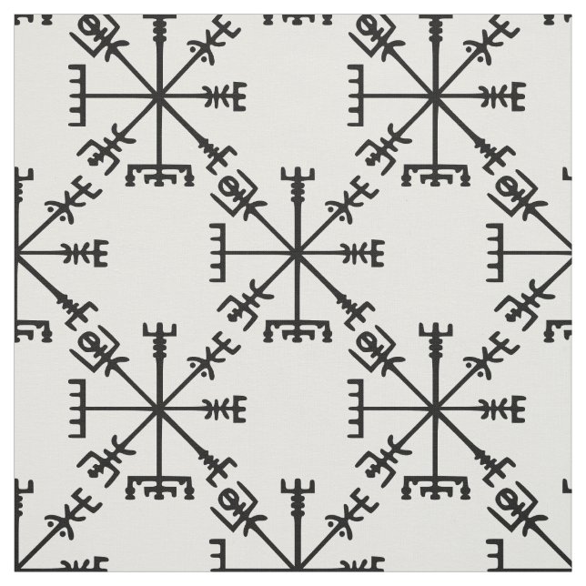 Vegvísir (Viking Compass) Fabric (Swatch)