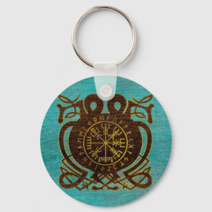 Vegvisir - Viking Navigation Compass Key Ring