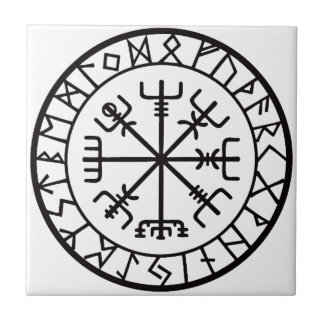 VegvisirCompass.jpg Ceramic Tile