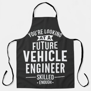 Vehicle engineer gift apron
