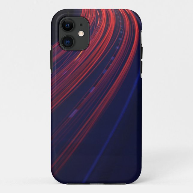 Vehicle Traffic Tail Light Trails Case-Mate iPhone Case (Back)