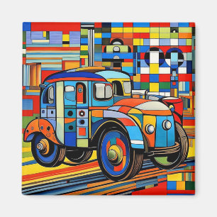 Vehicles on wheels 3 magnet