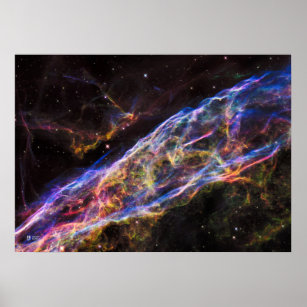 Veil Nebula. NGC 6960 - Poster