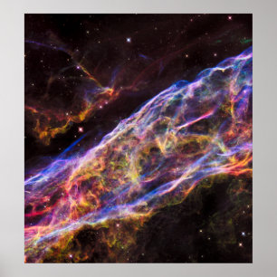 Veil Nebula Supernova Remnant Poster