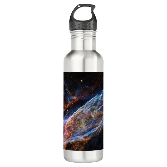 Veil Nebula Supernova Remnants Hubble Telescope 710 Ml Water Bottle (Front)
