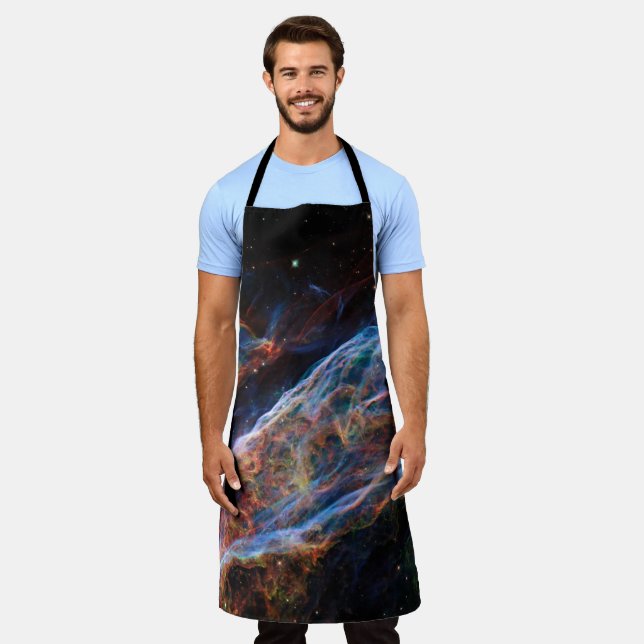 Veil Nebula Supernova Remnants Hubble Telescope Apron (Worn)