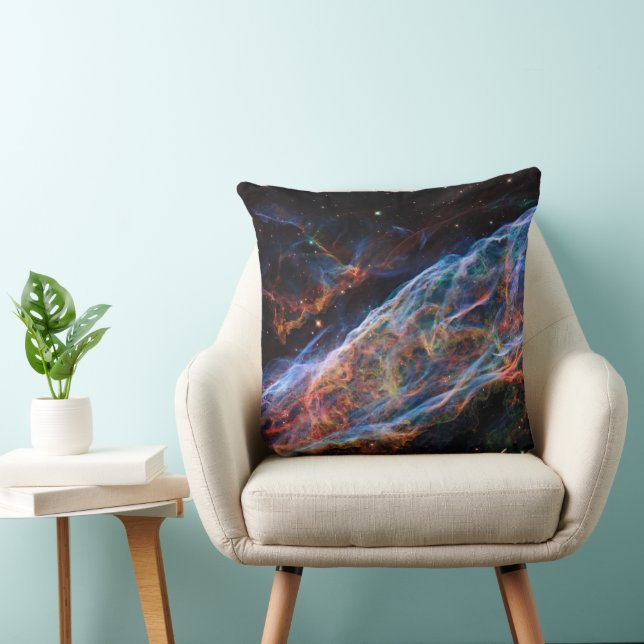 Veil Nebula Supernova Remnants Hubble Telescope Cushion (Chair)