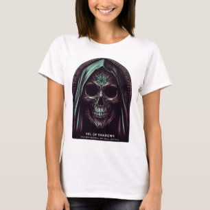 Veil of Shadows: The Enigmatic Skull T-Shirt