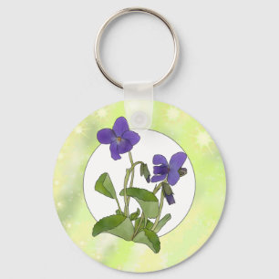 Veilchen Schlüsselanhänger Key Ring