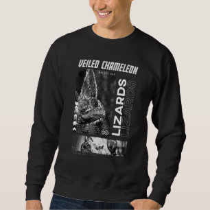 Veiled Chameleon Modern Streetwear Reptile Keeper Sweatshirt