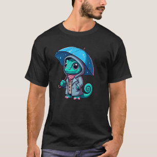Veiled Chameleon Umbrella Reptile Funny Raincoat T-Shirt