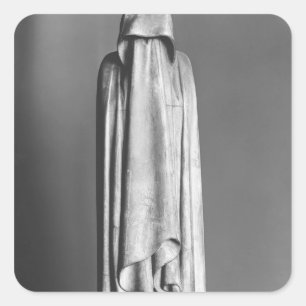 Veiled Mourner Square Sticker