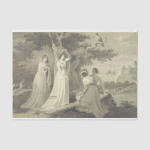 Veiled Woman of The Canterbury Tales Tissue Paper