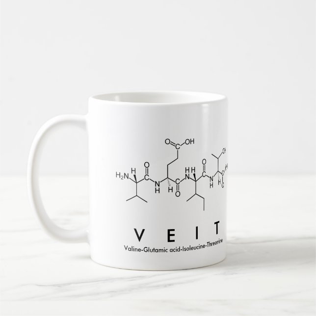 Veit peptide name mug (Left)