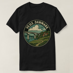 Vejle Denmark Bridge T-Shirt