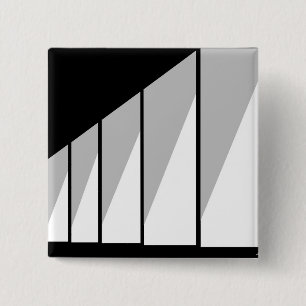 VejleFjordbroen - Vejle Inlet Bridge 15 Cm Square Badge