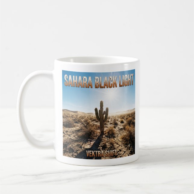 Vektra Shift - Sahara Black Light Dance Trance Cof Coffee Mug (Left)