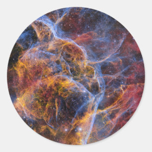 Vela Supernova Remnant Classic Round Sticker