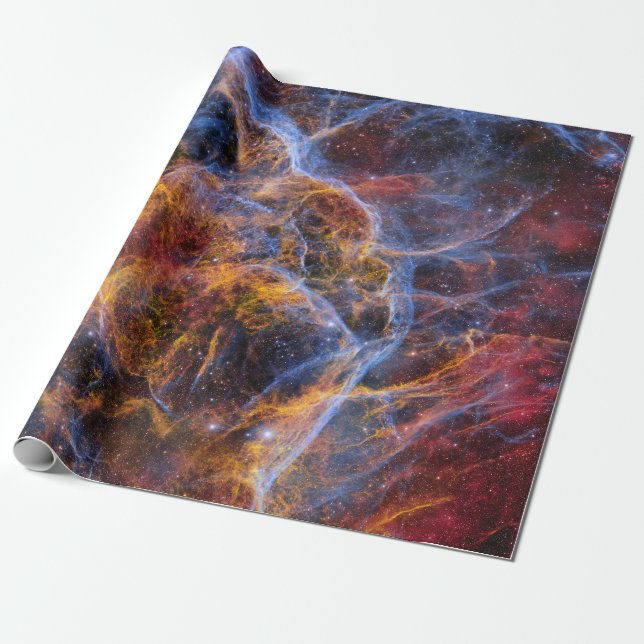 Vela Supernova Remnant Wrapping Paper (Unrolled)