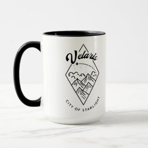 Velaris Larger Black Detail Mug