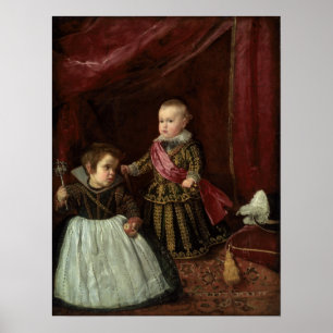 Velázquez - Don Baltasar Carlos With A Dwarf Poster