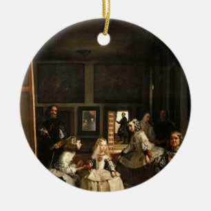 VELAZQUEZ - Las Meninas 1656 Ceramic Ornament