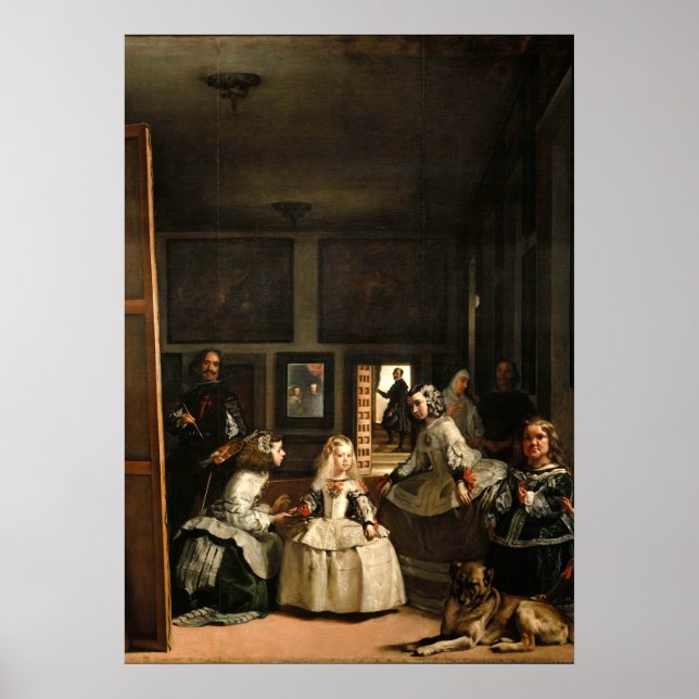 VELAZQUEZ - Las Meninas 1656 Poster (Front)