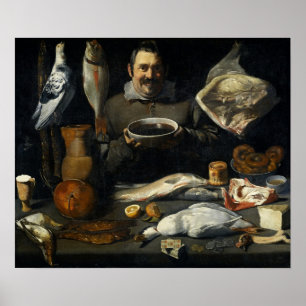 Velázquez - Merchant 1625 Poster