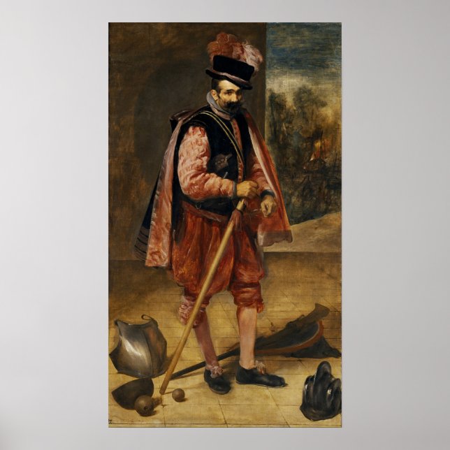 Velázquez - The Jester Called 'Juan Of Austria' Poster (Front)