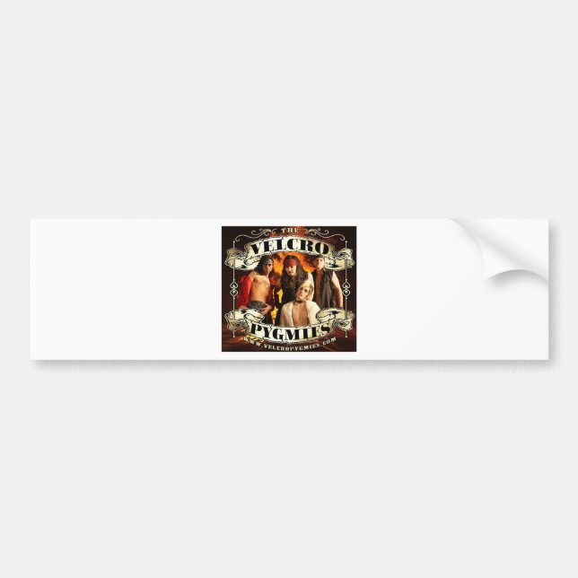 Velcro Pygmies Bumper Sticker (Front)