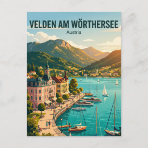 Velden am Wörthersee Austria Postcard