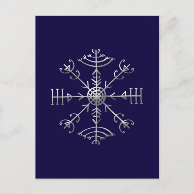 Veldismagn, Iceland, Protection, Rune, Magic Postcard (Front)