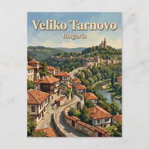 Veliko Tarnovo Old Town Bulgaria Postcard