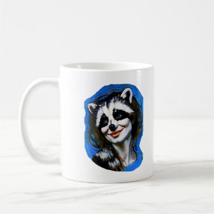 “Velka Teyani” Whispering Racoon Trickster Coffee Mug