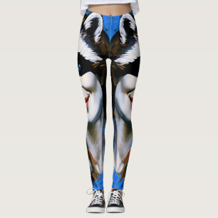 “Velka Teyani” Whispering Racoon Trickster Leggings