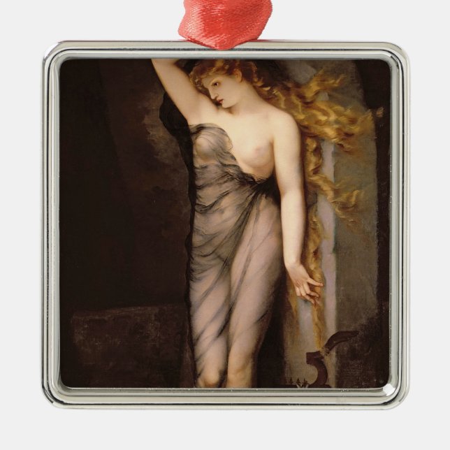 Velleda, before 1869 metal tree decoration (Front)