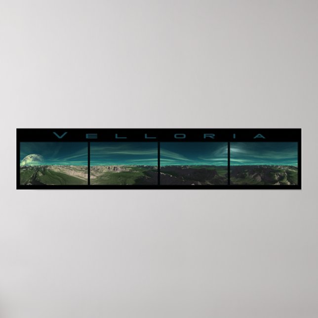 Velloria - 360 degree panoramic frieze poster (Front)