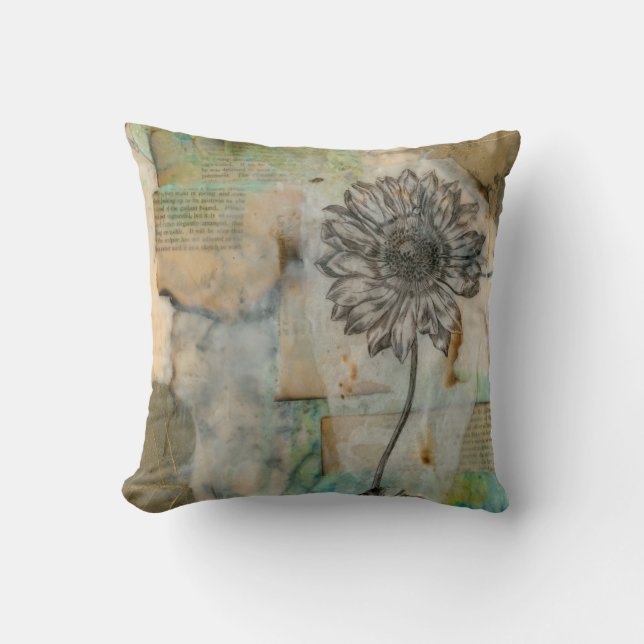 Vellum Floral I Cushion (Front)
