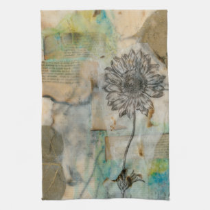 Vellum Floral I Tea Towel