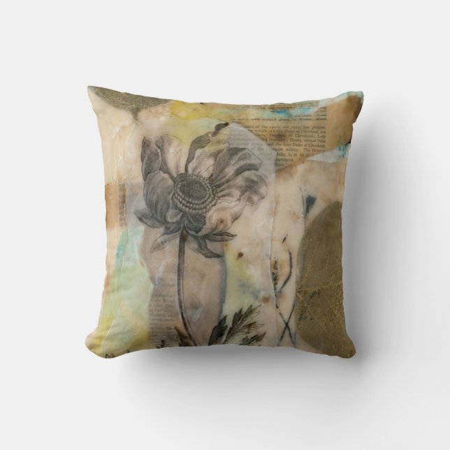 Vellum Floral II Cushion (Front)