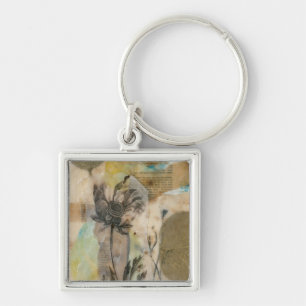 Vellum Floral II Key Ring