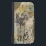 Vellum Floral II Samsung S4 Wallet Case<br><div class="desc">Floral</div>